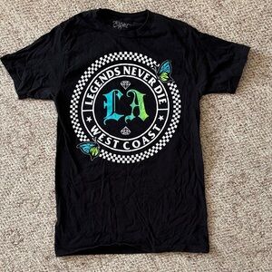 Eighty Eight Black LA Graphic Tee